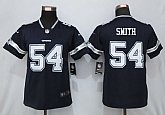 Women Nike Dallas cowboys 54 Smith esch Blue Vapor Untouchable Limited Jersey,baseball caps,new era cap wholesale,wholesale hats